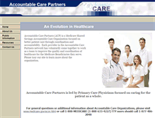 Tablet Screenshot of accountablecarepartners.com